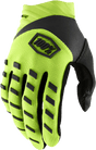 100% Youth Airmatic Gloves - Fluorescent Yellow/Black - Medium 10001-00005 - Electrek Moto