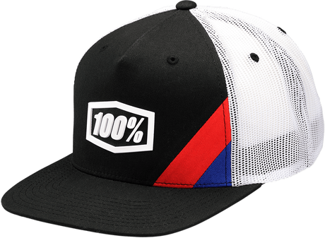 100% Youth Cornerstone Trucker Hat - Black 20047-00004 - Electrek Moto