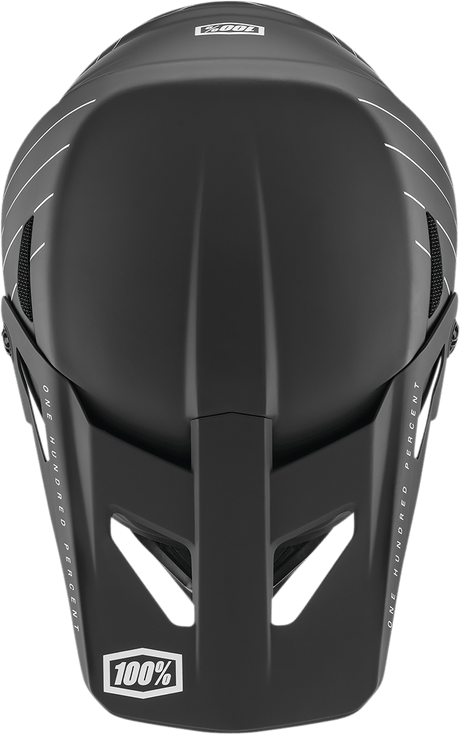 100% Youth Status Helmet - Black - Small 80011-00001 - Electrek Moto
