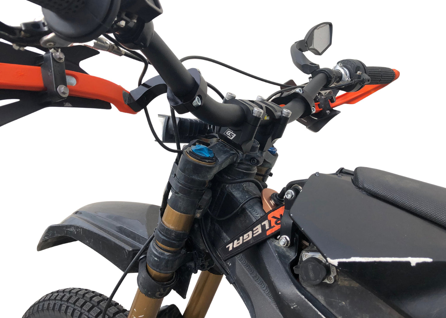 Heavy Hitter MX Direct Mount Riser Fat Bar 1 1/8