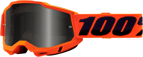 Accuri 2 Sand Goggles - Neon Orange - Smoke - Electrek Moto