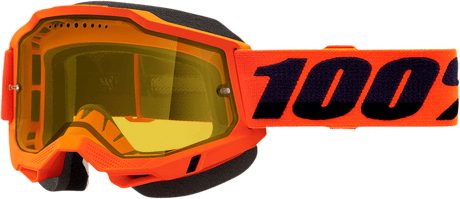 Accuri 2 Snow Goggles - Neon Orange - Yellow - Electrek Moto