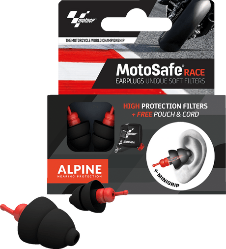 ALPINE HEARING PROTECTION MotoGP Motosafe Ear Plugs - Race 111.23.118 - Electrek Moto