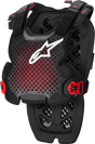 ALPINESTARS A-1 Pro Chest Protector - Black/Red - M/L 67001231431M/L - Electrek Moto