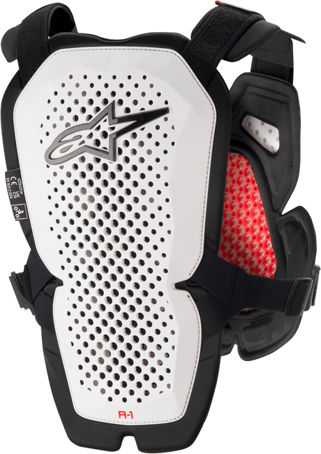 ALPINESTARS A-1 Pro Chest Protector - White/Black/Red - M/L 6700123213M/L - Electrek Moto