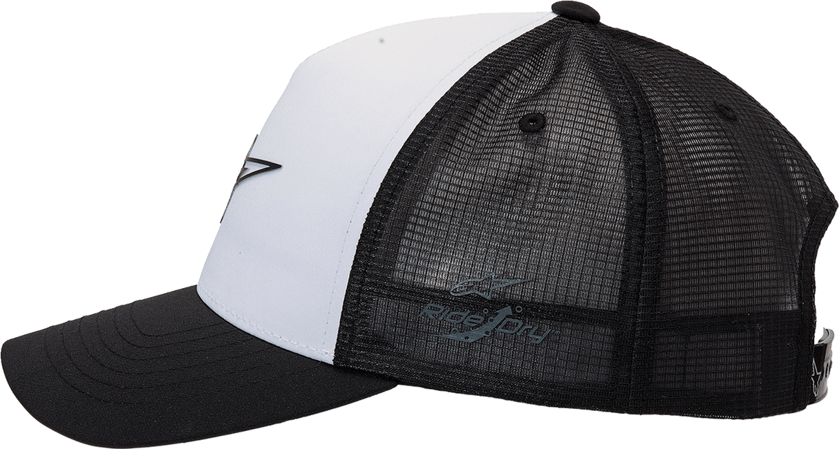 ALPINESTARS Advantage Tech Trucker Hat - White/Black - One Size 1212811602010OS - Electrek Moto
