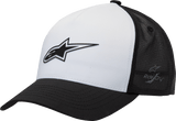 ALPINESTARS Advantage Tech Trucker Hat - White/Black - One Size 1212811602010OS - Electrek Moto