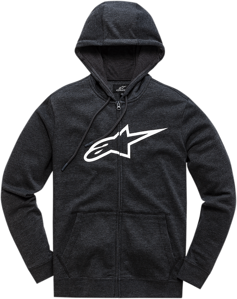 ALPINESTARS Ageless 2 Zip Hoodie - Black/White - Large 103853052-1020L - Electrek Moto