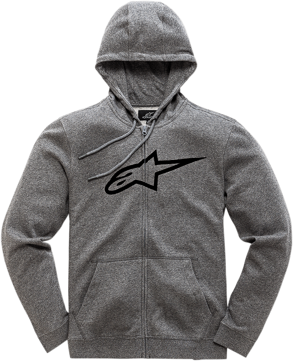 ALPINESTARS Ageless 2 Zip Hoodie - Heather Gray/Black - 2XL 10385305211262X - Electrek Moto