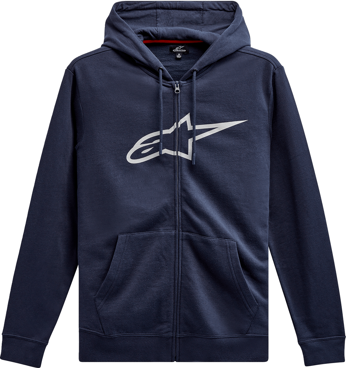 ALPINESTARS Ageless 2 Zip Hoodie - Navy/Gray - 2XL 10385305270112X - Electrek Moto