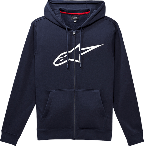 ALPINESTARS Ageless 2 Zip Hoodie - Navy/White - 2XL 10385305270202X - Electrek Moto
