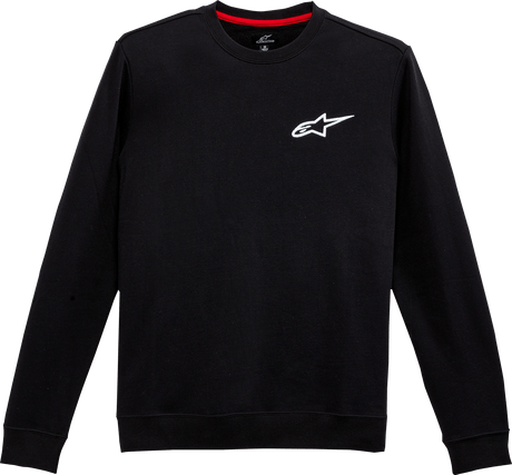 ALPINESTARS Ageless Crew Fleece - Black - Large 1232-51020-10-L - Electrek Moto