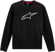 ALPINESTARS Ageless Crew Fleece - Black/Gray - 2XL 12125132210112X - Electrek Moto
