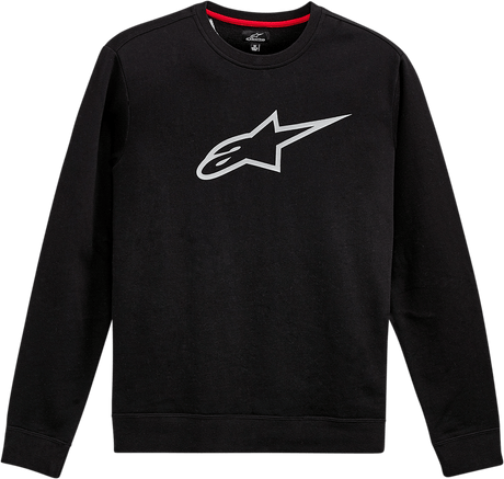 ALPINESTARS Ageless Crew Fleece - Black/Gray - 2XL 12125132210112X - Electrek Moto