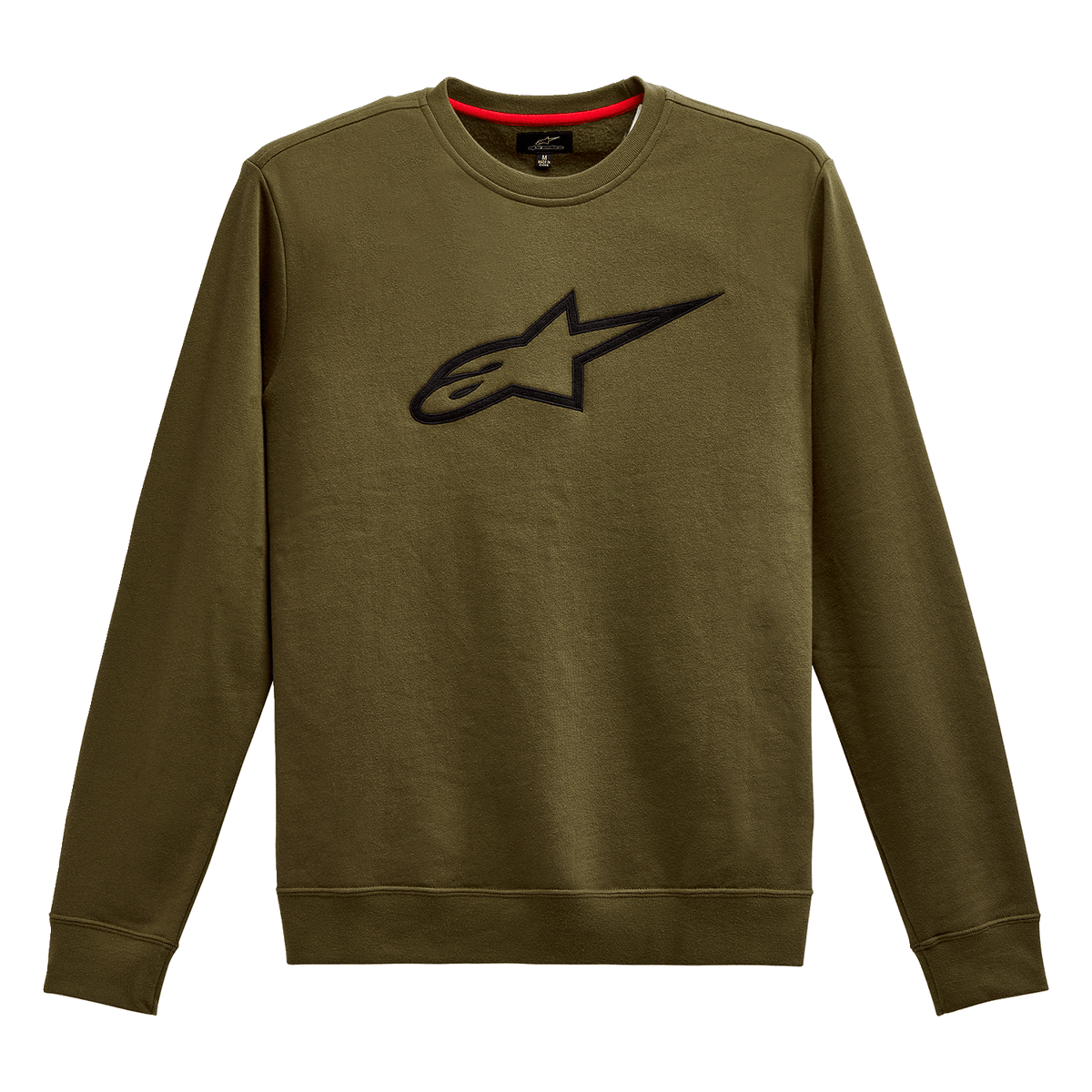 ALPINESTARS Ageless Crew Fleece - Military/Black - Medium 1212513226910M - Electrek Moto