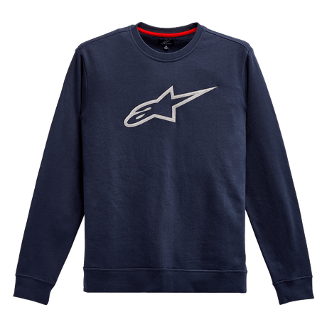 ALPINESTARS Ageless Crew Fleece - Navy/Grey - 2XL 12125132270112X - Electrek Moto