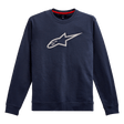 ALPINESTARS Ageless Crew Fleece - Navy/Grey - Large 1212513227011L - Electrek Moto