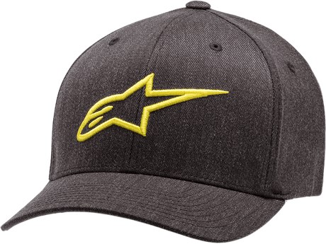 ALPINESTARS Ageless Curve Hat - Charcoal/Hi-Vis Yellow - Small/Medium 1017810101955SM - Electrek Moto