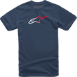 ALPINESTARS Ageless Fade T-Shirt - Navy - XL 1232-72202-70XL - Electrek Moto