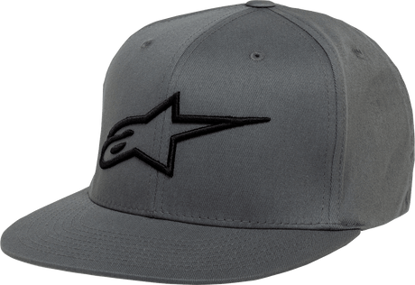 ALPINESTARS Ageless Flat Bill Hat - Charcoal/Black - Small/Medium 1035810151810SM - Electrek Moto