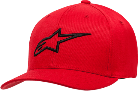 ALPINESTARS Ageless Hat- Curved Bill - Red/Black- Small/Medium 1017810103010SM - Electrek Moto