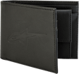 ALPINESTARS Ageless Leather Wallet - Black 10199210010 - Electrek Moto