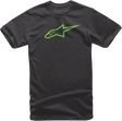 ALPINESTARS Ageless T-Shirt - Black/Green - 2XL 10327203010602X - Electrek Moto
