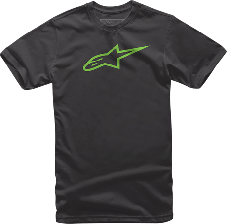 ALPINESTARS Ageless T-Shirt - Black/Green - Large 1032720301060L - Electrek Moto