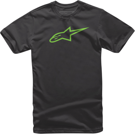 ALPINESTARS Ageless T-Shirt - Black/Green - Medium 1032720301060M - Electrek Moto