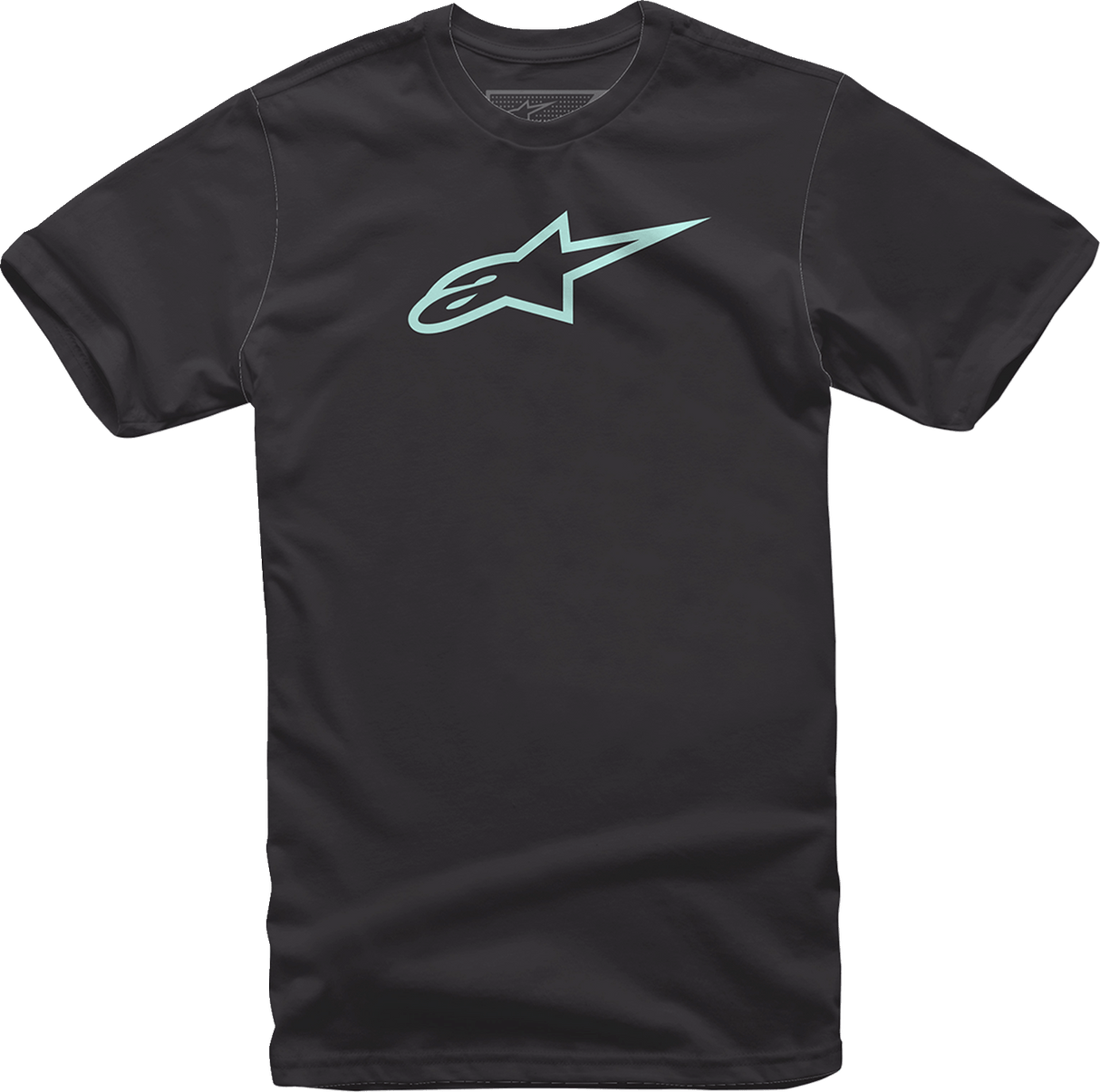 ALPINESTARS Ageless T-Shirt - Black/Mint - Medium 1032720301087M - Electrek Moto