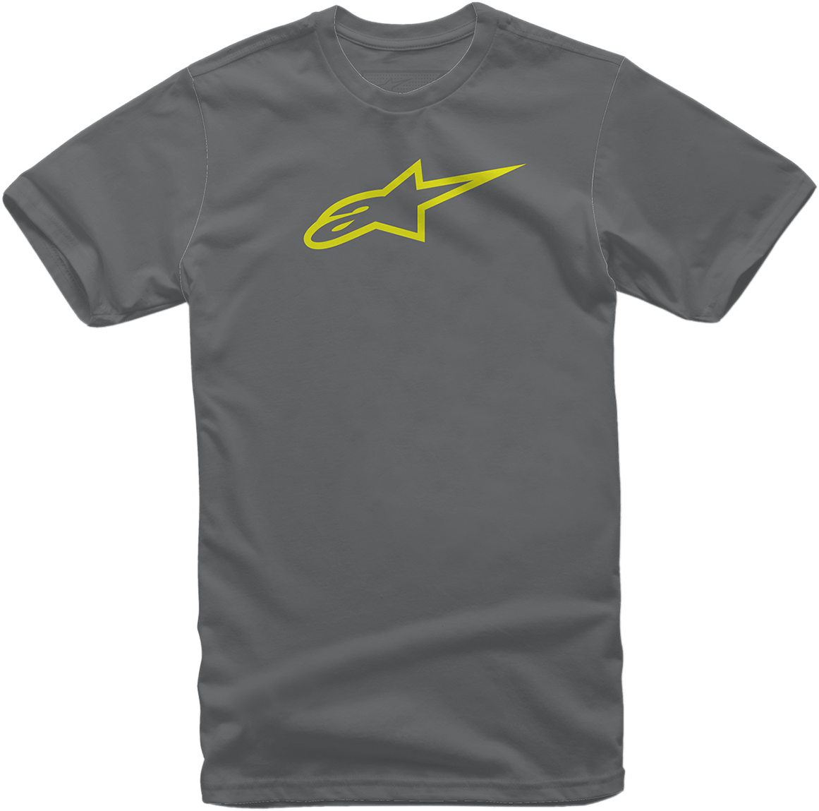 ALPINESTARS Ageless T-Shirt - Charcoal/Hi Vis Yellow - XL 1032720301855XL - Electrek Moto