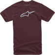 ALPINESTARS Ageless T-Shirt - Maroon/Mist - XL 1032720309067XL - Electrek Moto