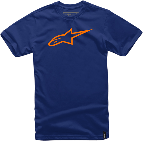 ALPINESTARS Ageless T-Shirt - Navy/Orange - 2XL 10327203070322X - Electrek Moto