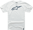 ALPINESTARS Ageless T-Shirt - White/Black - Medium 1032720302010M - Electrek Moto
