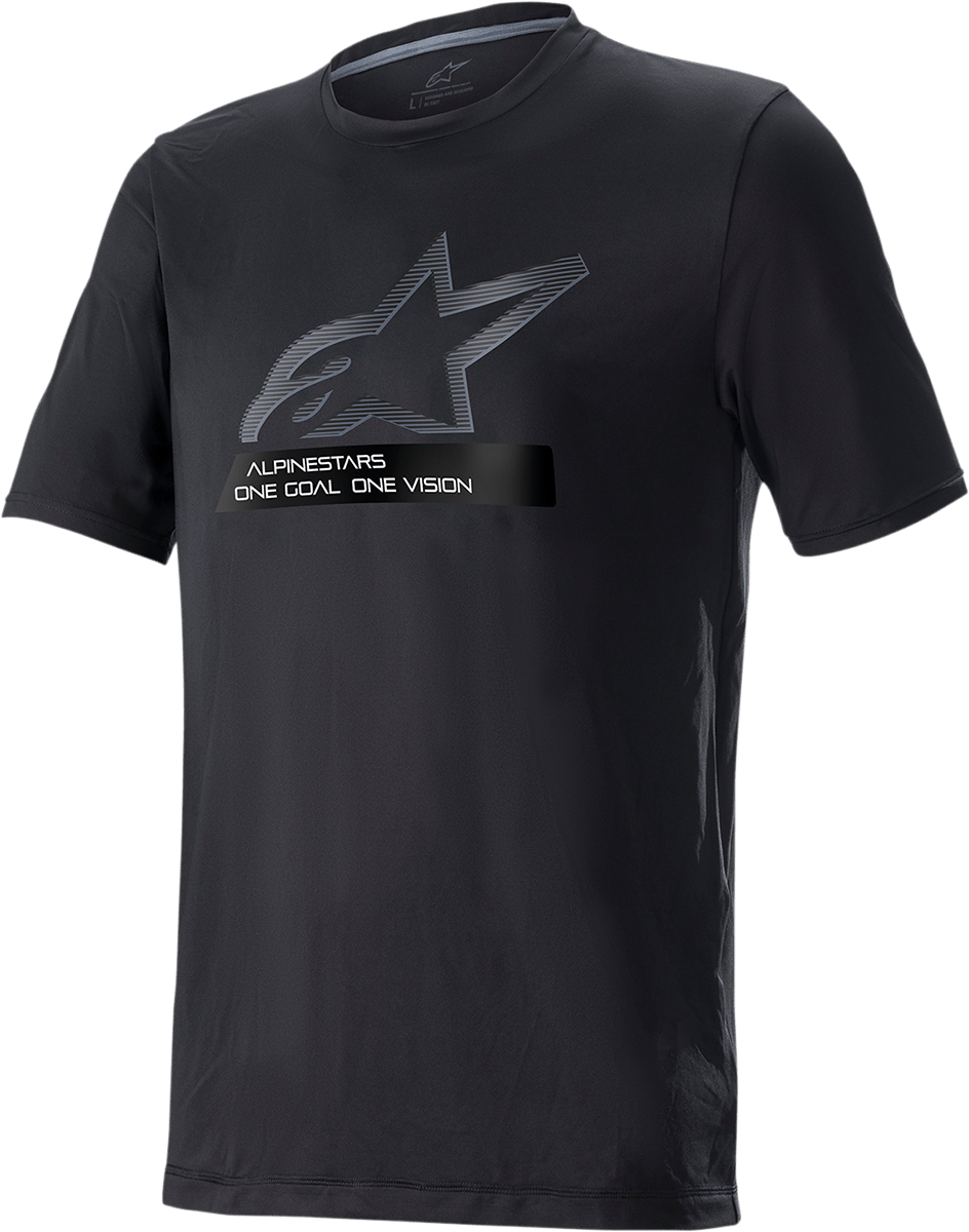ALPINESTARS Ageless V3 Tech T-Shirt - Black - Medium 1100022-10-MD - Electrek Moto