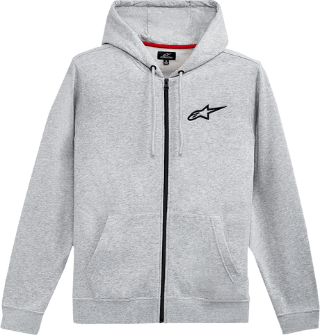 ALPINESTARS Ageless Zip Hoodie - Heather Gray/Black - XL 1212536001126XL - Electrek Moto
