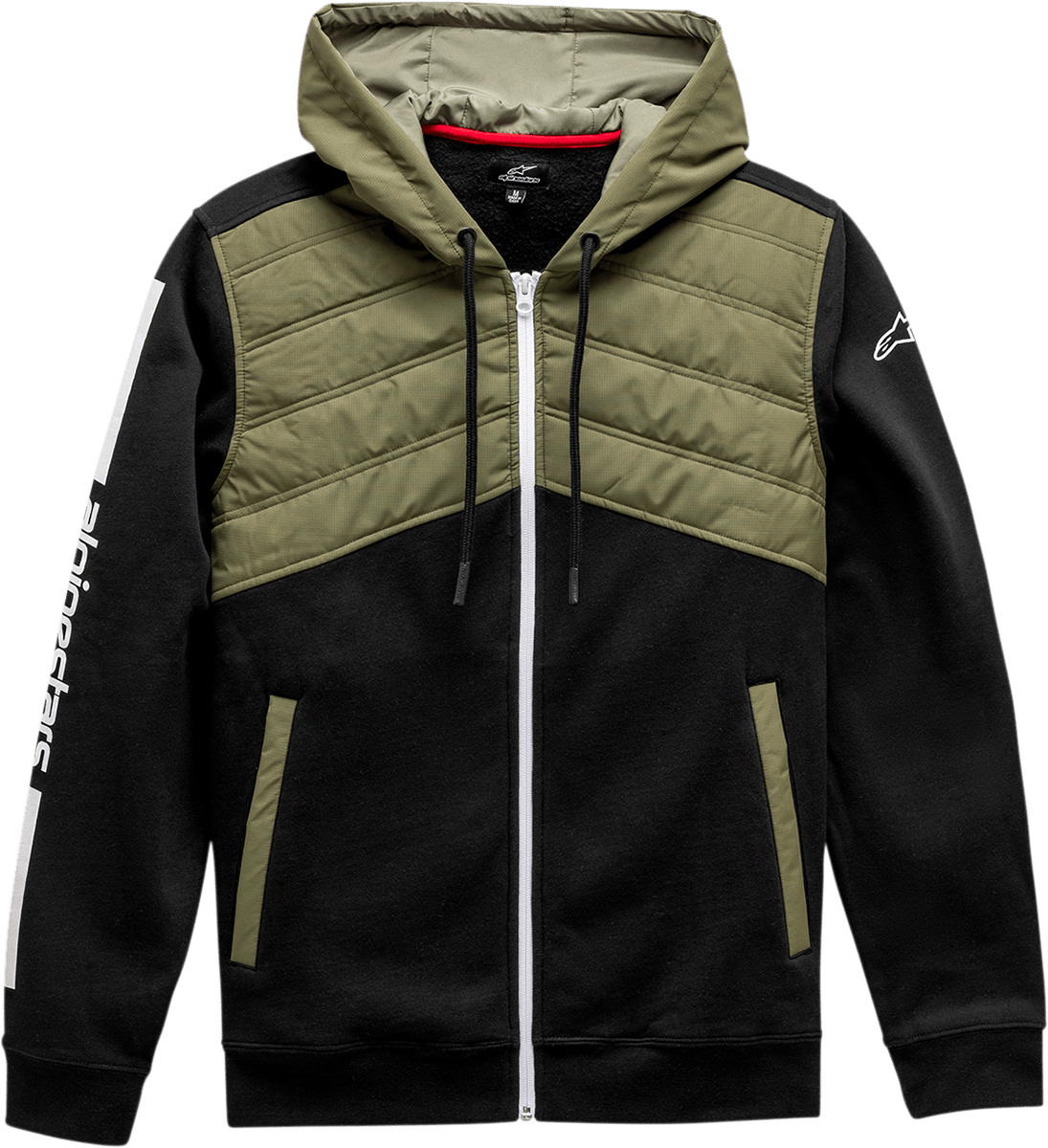 ALPINESTARS Alltime Hybrid Jacket - Black/Olive - XL 1211110021067XL - Electrek Moto