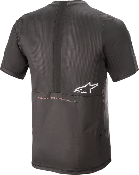 ALPINESTARS Alps 6.0 V2 Jersey - Short-Sleeve - Black/Coral - Medium 1763921-1793-MD - Electrek Moto