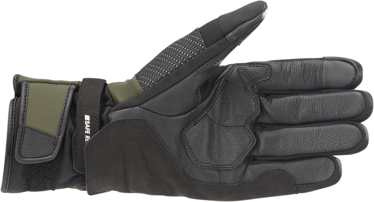 ALPINESTARS Andes V3 Drystar? Gloves - Black/Green - Small 3527521-1681-S - Electrek Moto