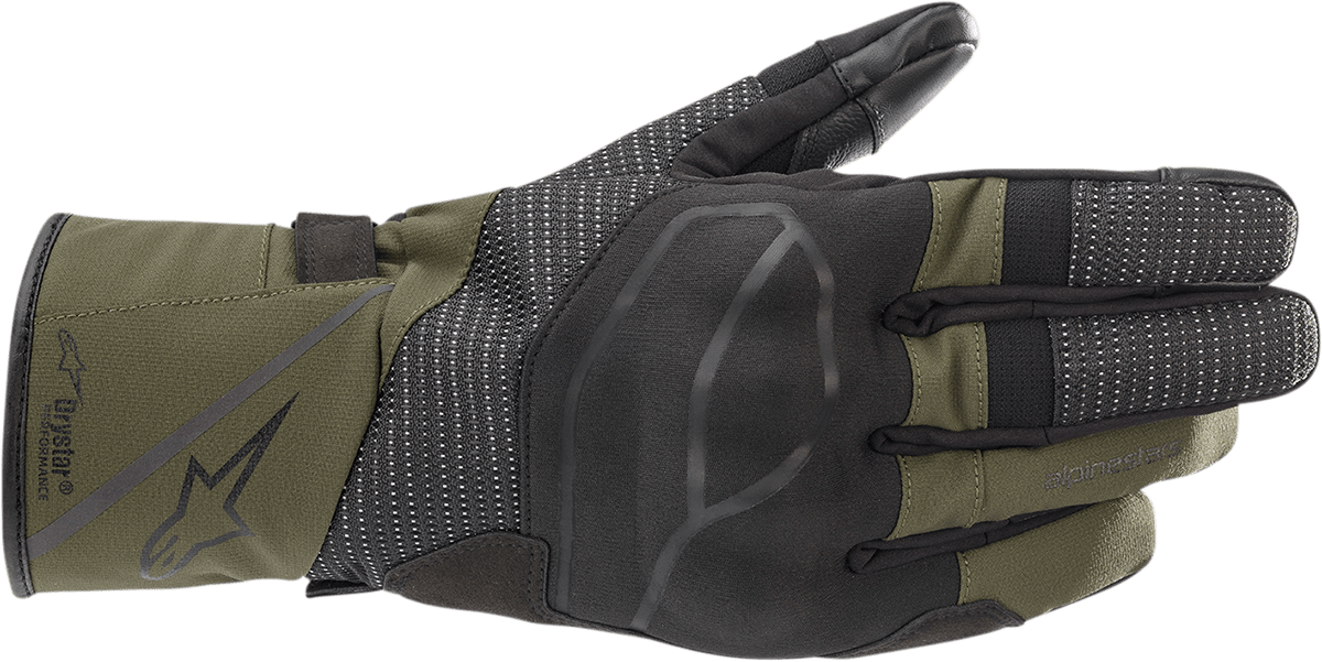 ALPINESTARS Andes V3 Drystar? Gloves - Black/Green - Small 3527521-1681-S - Electrek Moto