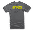ALPINESTARS Angle Combo T-Shirt - Charcoal/Yellow - 2XL 1119-7200018-2X - Electrek Moto