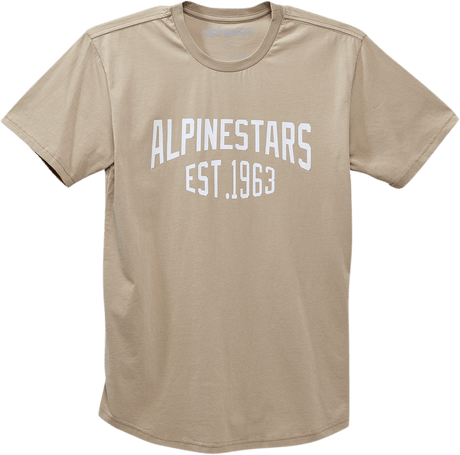 ALPINESTARS Arched Premium T-Shirt - Khaki - XL 12307150889XL - Electrek Moto