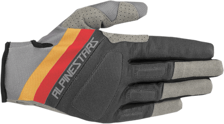 ALPINESTARS Aspen Pro Gloves - Gray/Brown/Red - Small 1564119-975-SM - Electrek Moto