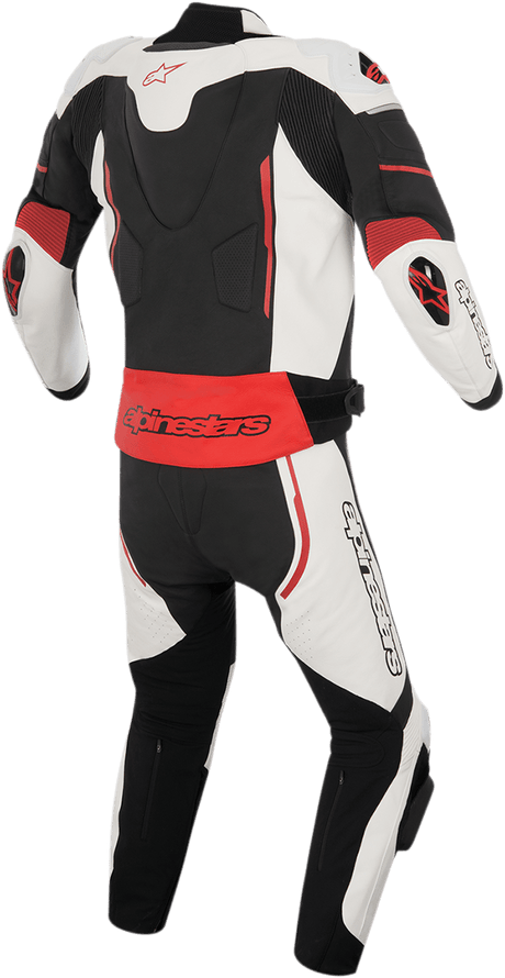 ALPINESTARS Atem v3 2-Piece Leather Suit - Black/White/Red - US 40 / EU 50 3166515-123-50 - Electrek Moto