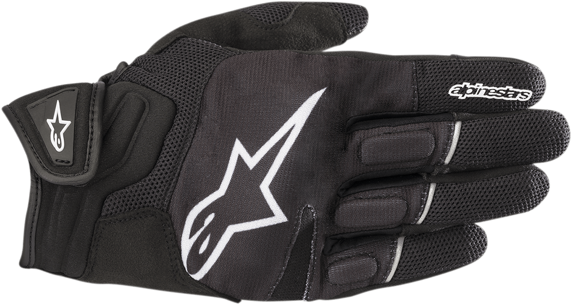 ALPINESTARS Atom Gloves - Black/White - Medium 3574018-12-M - Electrek Moto