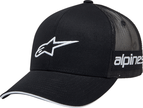 ALPINESTARS Back Straight Hat - Black - One Size 1212813401010OS - Electrek Moto