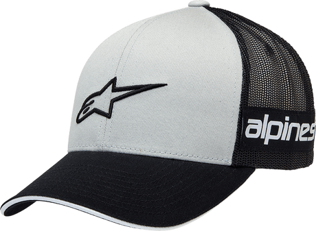 ALPINESTARS Back Straight Hat - Black/Silver - One Size 1212813401900OS - Electrek Moto