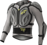 ALPINESTARS Bionic Action Jacket - Gray/Yellow - Large 6506818-9355-L - Electrek Moto