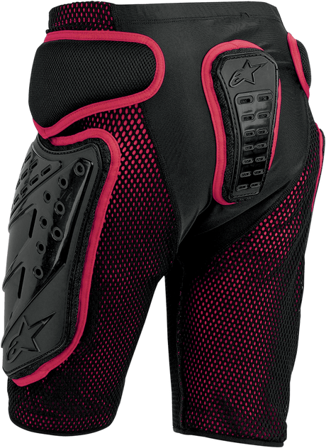 ALPINESTARS Bionic Freeride Shorts - Black/Red - Medium 650707-13-M - Electrek Moto