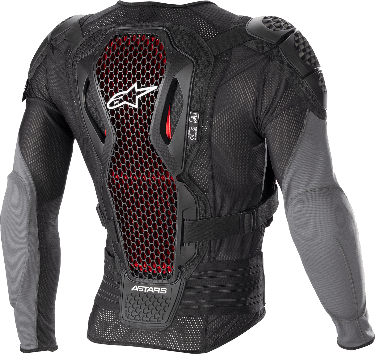 ALPINESTARS Bionic Plus v2 Protection Jacket - Black/Anthracite/Red - Small 6506723-1036-S - Electrek Moto